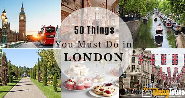 50 πράγματα που πρέπει να κάνετε όταν επισκέπτεστε το Λονδίνο